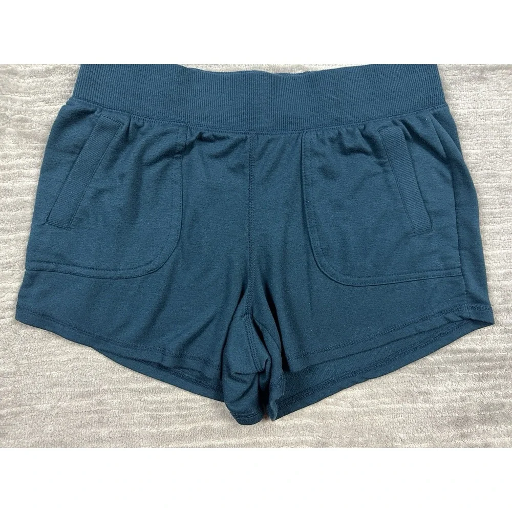 Athletic Works Shorts Womens Small Blue Pull On Elastic Waist - Picture 3 of 12